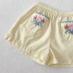 【73-100】セットアップ ベビー ガーリー 花柄 刺繍襟付き - 画像 (16)