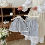 【73-110】セットアップ ブラックチェック おしゃれ - 画像 (10)