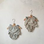 【73-100】セットアップ ベビー おしゃれ チェック柄 - 画像 (8)