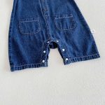 【66-90】オールインワン&帽子 デニム ノースリーブ カジュアル ベビー服 - 画像 (14)