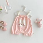 【66-90】サロペット フラワー柄 可愛い 赤ちゃん服 - 画像 (6)