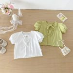 【73-110】セットアップ Tシャツ&キャミソール 柔らか 無地 シンプル 女の子 - 画像 (11)