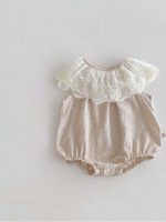 【66-90】ロンパース ベビー おしゃれ フリル襟 刺繍 - 画像 (11)