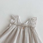 【80-120】ワンピース ストライプ フリル シンプル - 画像 (10)