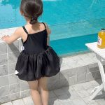 【90-140】水着 リボン 可愛い 女の子 スイムウェア - 画像 (3)