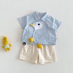 【73-110】Tシャツorパンツ 可愛い トリ 可愛い ベビー服 - 画像 (13)