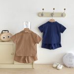 【80-130】セットアップ ベビー 男の子 韓国風 シンプル - 画像 (7)