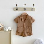 【80-130】セットアップ ベビー 男の子 韓国風 シンプル - 画像 (8)
