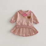 【73-110】クマ柄セーラー風セットアップ - 画像 (10)