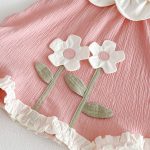 【73-120】ワンピース フリル襟 花柄 可愛い - 画像 (14)