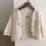 【73-100】カーディガン サマー ルーズ カジュアル - 画像 (9)