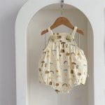【66-90】ロンパース 可愛い キノコ ベビー服 - 画像 (6)