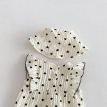 【59-90】ロンパース&帽子 可愛い ハート ベビー服 - 画像 (7)