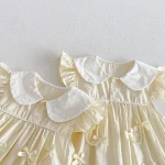 【66-140】 ロンパース or ワンピース ベビー フリル袖 リボン付き - 画像 (22)