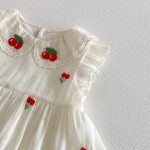 【66-110】ロンパース/ワンピース チェリー柄 姉妹服 おしゃれ - 画像 (13)