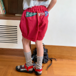 【80-130】ショートパンツ 女の子 英字 ストリート風 - 画像 (3)