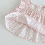 【73-110】セットアップ フラワー柄 フリル 女の子 - 画像 (11)