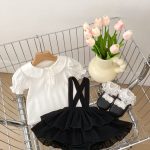 【66-90】サロペット プリンセス 可愛い 肌に優しい ベビー服 - 画像 (9)
