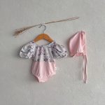 【73-120】水着 小花 可愛い スイムウェア&帽子 - 画像 (8)