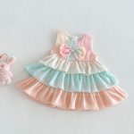 【予約販売】【73-120】ワンピース カラフル ケーキ 女の子