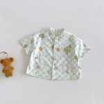 【73-110】Ｔシャツ チェック 総柄 男の子 - 画像 (6)