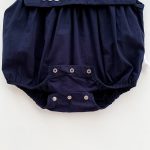 【66-90】ロンパース ベビー ナチュラル 花刺繍 スクエア襟 - 画像 (20)