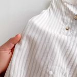 【66-90】ロンパース ストライプ ノースリーブ ベビー服 - 画像 (15)