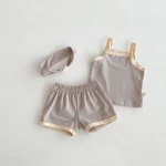 【66-100】キャミ セットアップ ベビー 女の子 バンド付き シンプル - 画像 (11)
