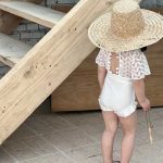 【90-140】水着 レースデザイン おしゃれ 女の子 スイムウェア - 画像 (2)