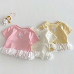 【73-120】Tシャツ 可愛い 女の子 おしゃれ トップス - 画像 (2)