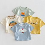 【73-110】Tシャツ カートゥーン 可愛い 女の子 トップス