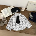 【73-120】チェク柄 シャツ or ボトムス ベビー 男の子 - 画像 (5)