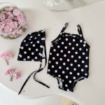【66-100】水着 カラフル 帽子付き 全4色 可愛い - 画像 (7)