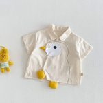 【73-110】Tシャツorパンツ 可愛い トリ 可愛い ベビー服 - 画像 (4)
