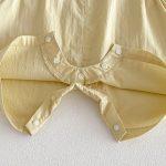 【66-90】セットアップ イエロースター サロペット&シャツ - 画像 (9)