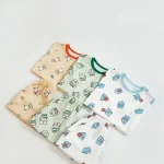 【90-130】セットアップ キッズ 半袖 動物柄 ルームウェア - 画像 (11)