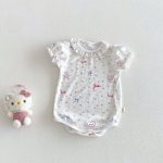 【66-90】ロンパース 可愛い 総柄 おしゃれ ベビー服 - 画像 (3)