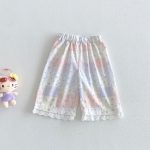 【73-120】パンツ 蝶結び柄 履きやすい ボトムス - 画像 (4)