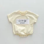 【66-90】ロンパース ベビー 半袖 キュート 軽やかな着心地 - 画像 (5)