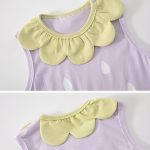 【66-90】オールインワン ノースリーブ フリル 可愛い ベビー服 - 画像 (5)