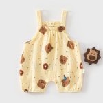 【66-90】サロペット 柔らか コットン 肌に優しい ベビー服 - 画像 (5)