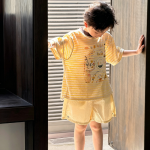 【100-170】半袖Tシャツ 男の子 ボーダー柄 カジュアル - 画像 (6)