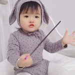 【66-90】ロンパース&帽子 ウサギ 星柄 可愛い 肌触り良い ベビー服 - 画像 (5)