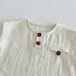 【73-110】セットアップ ペット柄 ノースリーブ 着心地良い 子供服 - 画像 (15)