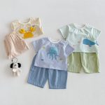 【73-110】Tシャツ 可愛い ボーダー トップス - 画像 (11)