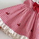 【73-120】ワンピース 蝶結び付き ノースリーブ 女の子 おしゃれ - 画像 (14)