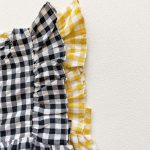 【73-100】ロンパース チェック柄 ノースリーブ 可愛い ベビー服 - 画像 (12)