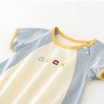 【66-90】ロンパース ベビー 半袖 可愛い ダックデザイン - 画像 (7)