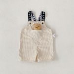 【73-110】サロペット クマ ポケット付き 可愛い カジュアル - 画像 (9)