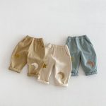 【73-120】パンツ ムーン柄 カジュアル 履きやすい ボトムス - 画像 (15)